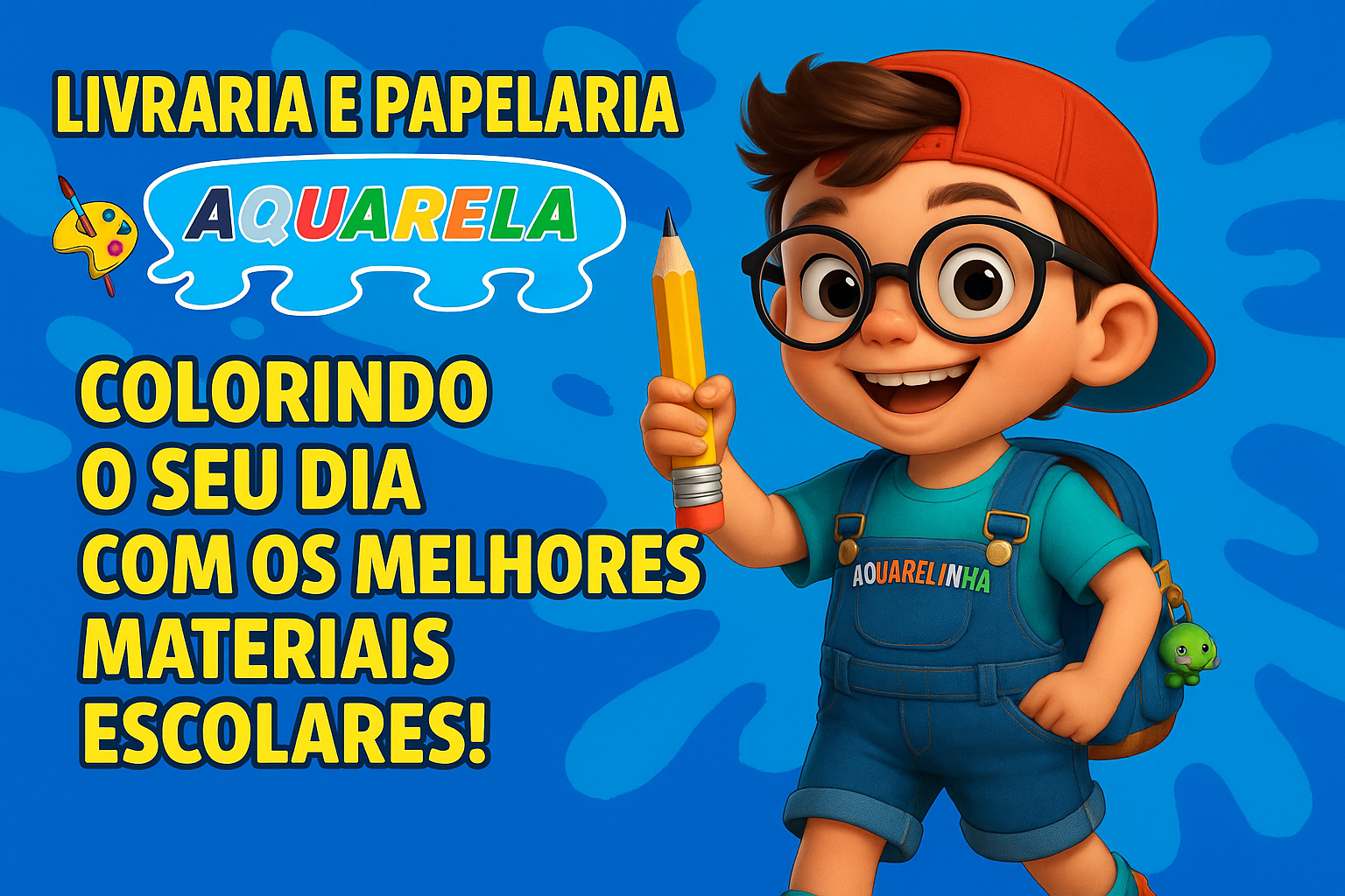 Livraria e Papelaria Aquarela - Colorindo o seu dia com os melhores materiais escolares